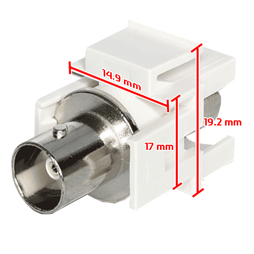 Embase De Traversee Keystone Double Rj45 Bnc Usb Hdmi Rca Type F Rj12 Embase Fibre Jarretiere Lc St Sc Panneau De Brassage Videosurveillance Audio Son Ecran Sauvegarde Ethernet