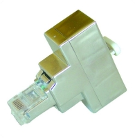 Doubleur RJ45, toutes versions pour Ethernet, téléphone, DBF