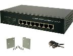 Switch 10 pouces rackable, 8 ports Gbit, Manageable