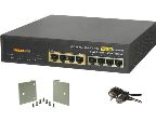 Switch 10 pouces rackable, 8 ports Gbit dont 4 PoE