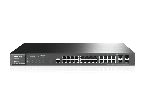 Switch 24 ports 10/100/1000 PoE, 4 emplacements SFP, manageable L2, avec ou sans PoE