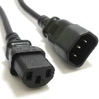 Cordon rallonge secteur d'alimentation électrique 220/230 volts, entrée C14, sortie C13