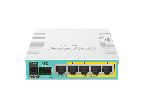 Routeur hEX PoE 5 ports Ethernet Gigabit grable niv. L4