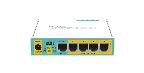 Routeur hEX PoE lite 5 ports Ethernet grable niv. L4