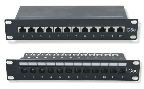 Panneau de brassage 10 " 12 x RJ45 Categorie 5e