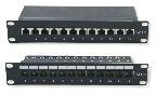 Panneau de brassage 10 " 12 x RJ45 Categorie 6